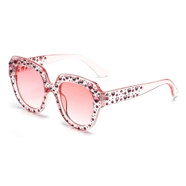 Women Round Cat Eye Sunglasses