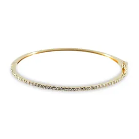 Yellow Gold Diamond Bangle